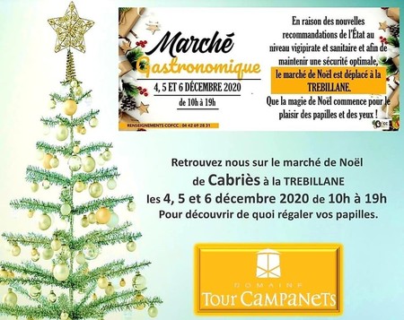 Marché de Noël à Cabriès-Calas ce weekend.