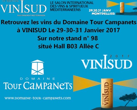 VINISUD 2017 DOMAINE TOUR CAMPANETS VINS DE PROVENCE